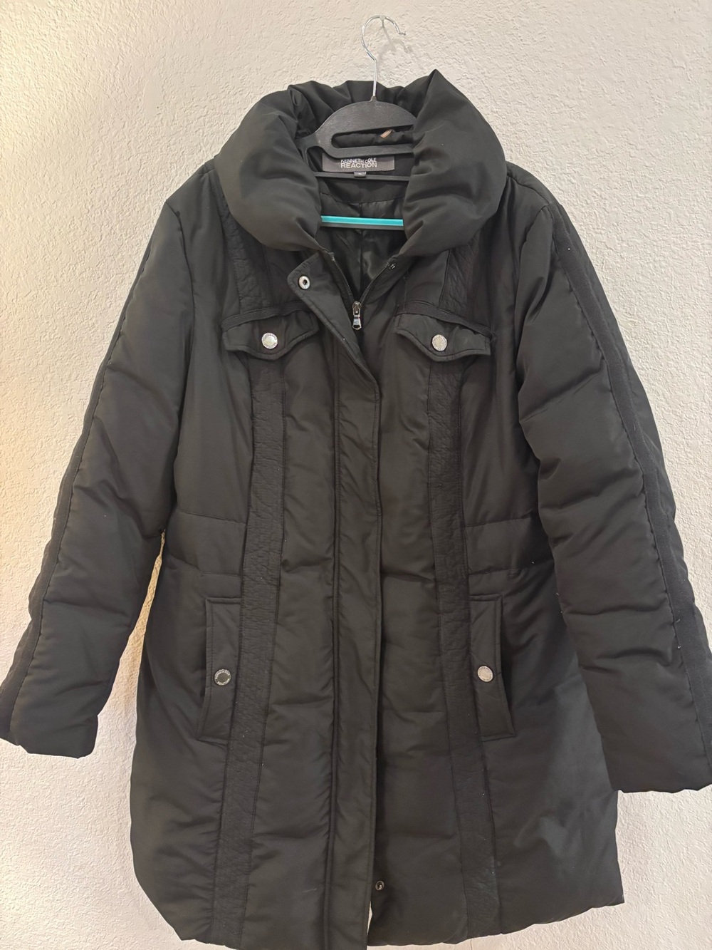 Kenneth Cole Reaction
Womens Down Puffer
Quilt Jacket Black Size XL